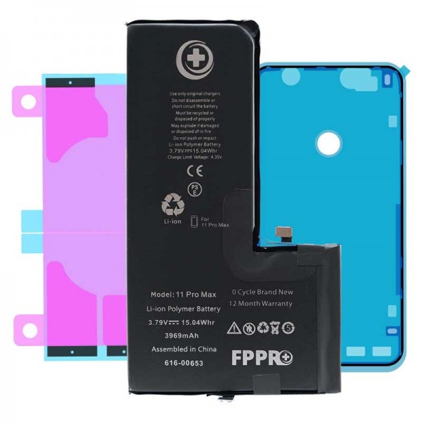 iPhone 11 Pro Max Battery | FP Pro - With Adhesive Kit