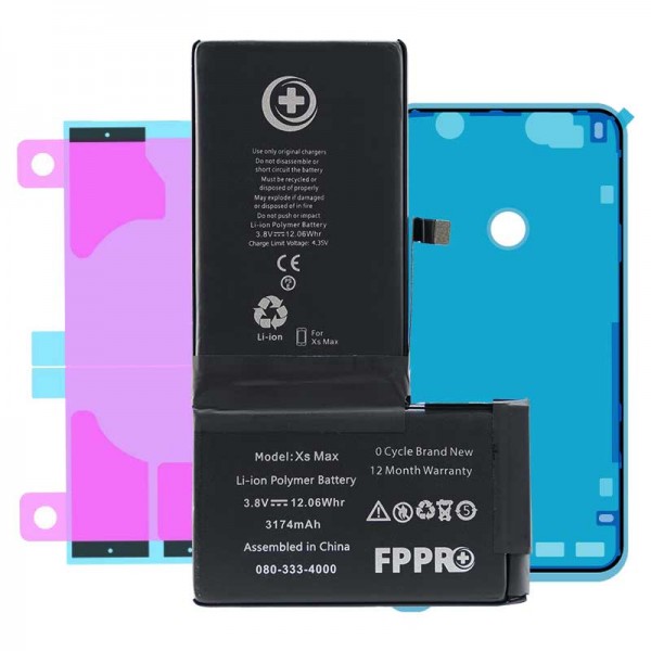 iPhone XS Max Battery | FP Pro - With Adhesive Kit